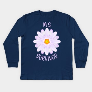 MS Survivor Kids Long Sleeve T-Shirt